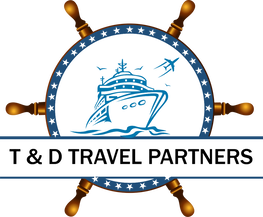 t & d travel partners logo